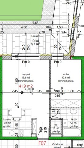 Eladó téglalakás, Vámosszabadin 42.84 M Ft, 2 szobás