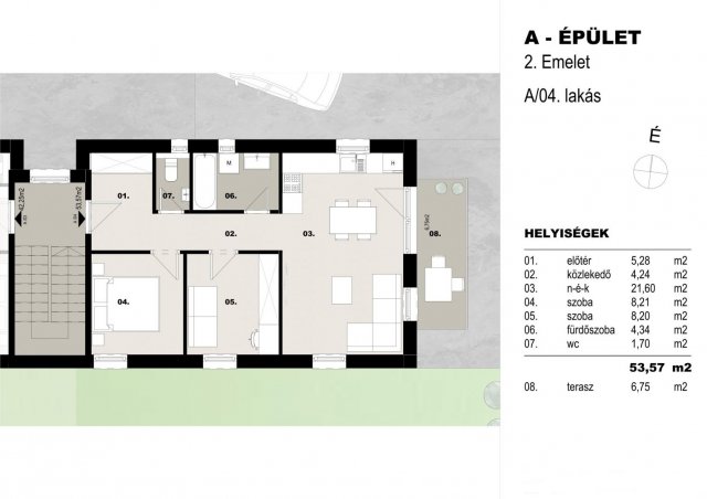 Eladó téglalakás, Debrecenben 62 M Ft, 3 szobás