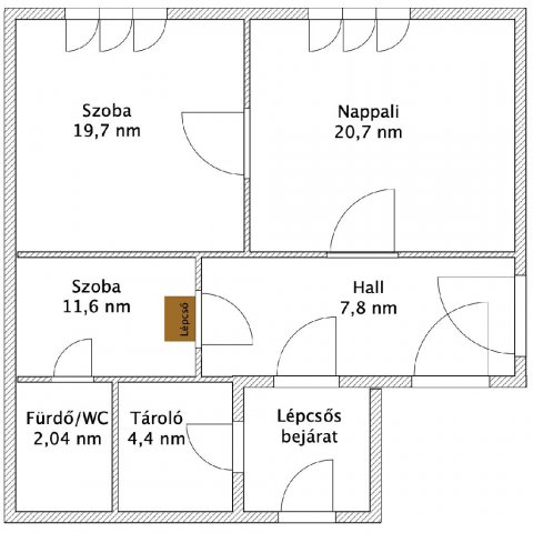 Eladó családi ház, Kerecsenden 15.9 M Ft, 2+1 szobás