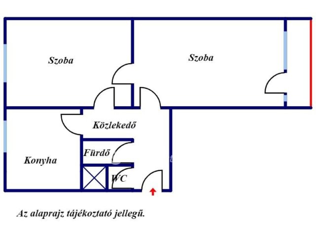 Eladó téglalakás, Gyulán 19 M Ft, 2 szobás