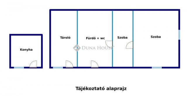 Eladó családi ház, Kókán 19.9 M Ft, 2 szobás