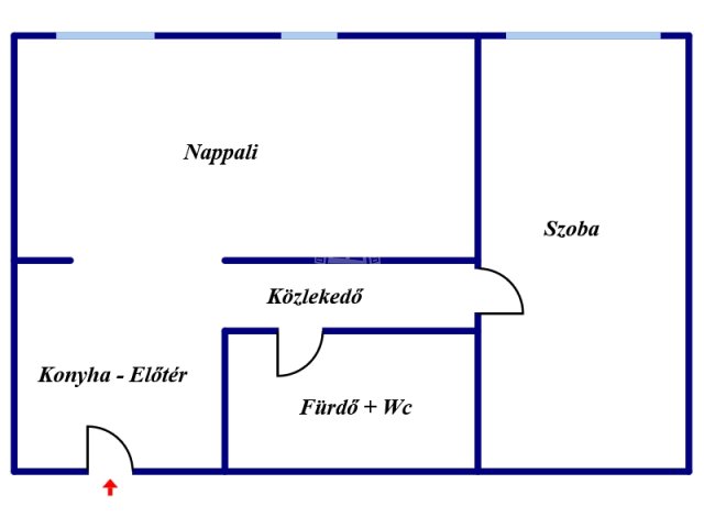 Eladó panellakás, Székesfehérvárott 32.9 M Ft, 1+1 szobás