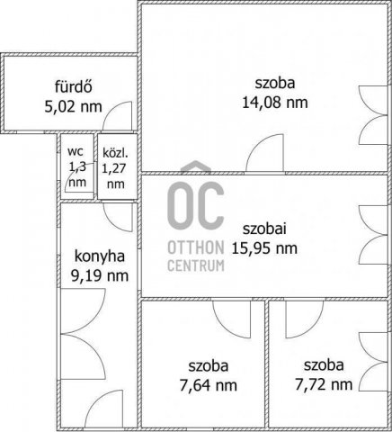 Eladó téglalakás, Cegléden 45 M Ft, 4 szobás