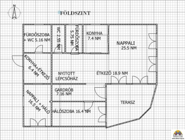 Eladó családi ház, Kiskunlacházán 87 M Ft, 6 szobás