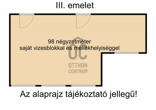 Eladó iroda, Dunaújvárosban 44.1 M Ft / költözzbe.hu