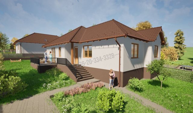 Eladó ikerház, Erdőkertesen 84.9 M Ft, 5 szobás