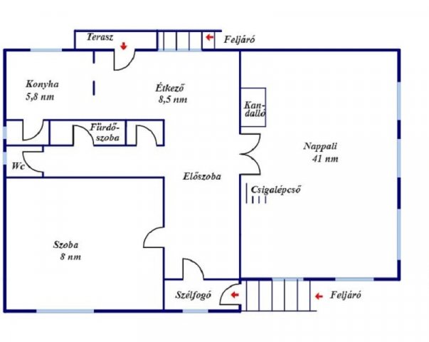 Eladó családi ház, Szerencsen 45 M Ft, 3+2 szobás