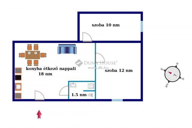 Eladó családi ház, Érden, Szövő utcában 29.9 M Ft, 2 szobás