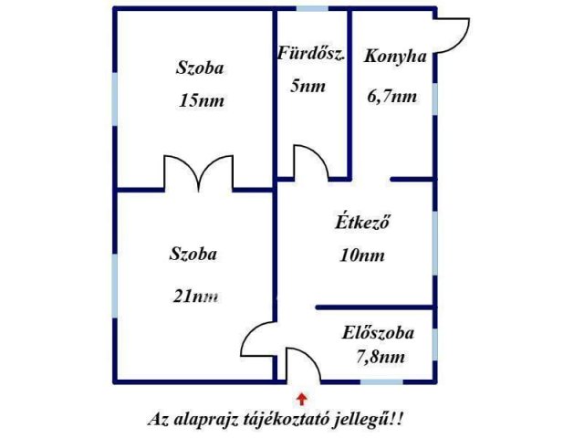 Eladó családi ház, Kisújszálláson 16.99 M Ft, 2 szobás