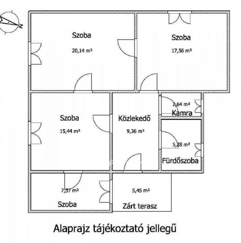 Eladó családi ház, Csányon 12.5 M Ft, 3+1 szobás