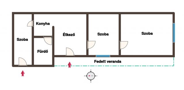 Eladó családi ház, Ozorán 24.99 M Ft, 3 szobás