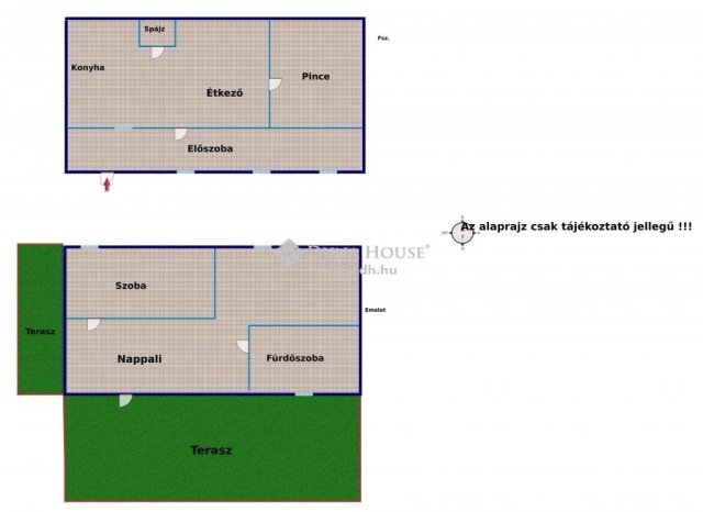 Eladó családi ház, Pilisen 24 M Ft, 1 szobás