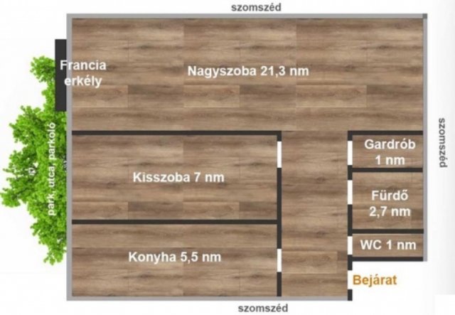 Eladó téglalakás, Budapesten, XI. kerületben 68.5 M Ft