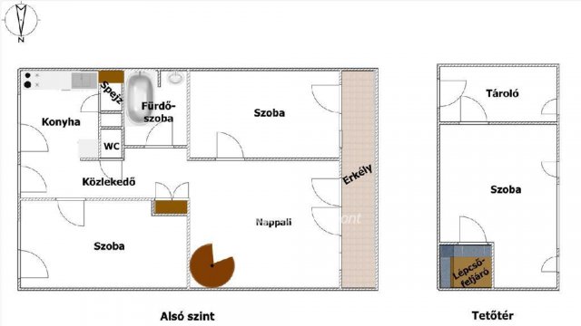 Eladó téglalakás, Egerben 75 M Ft, 4 szobás