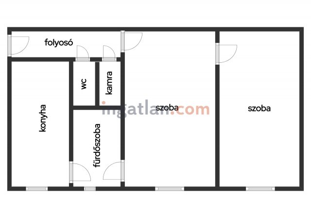 Eladó téglalakás, Bátonyterenyén 14.5 M Ft, 2 szobás