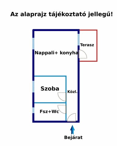 Kiadó téglalakás, albérlet, Taksonyon 250 E Ft / hó, 2 szobás