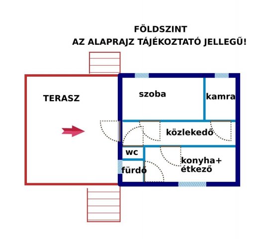 Eladó családi ház, Budakalászon 46.9 M Ft, 1 szobás