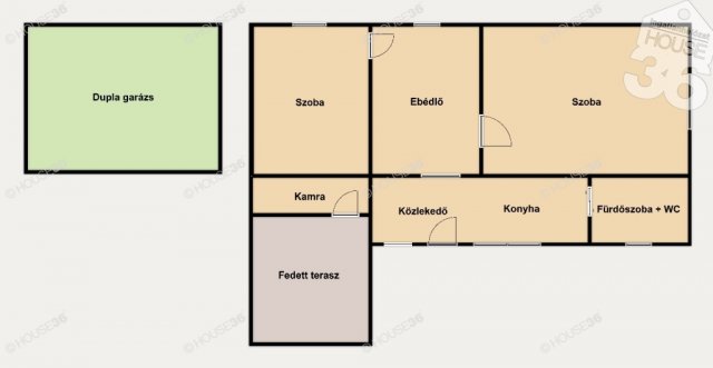 Eladó családi ház, Soltszentimrén 16.5 M Ft, 2 szobás