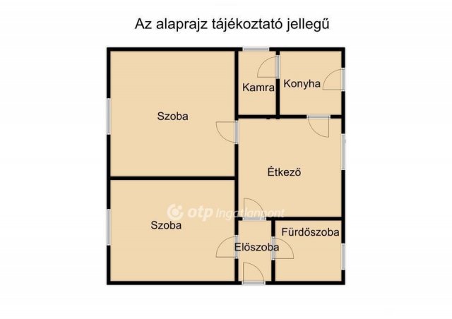 Eladó családi ház, Balmazújvárosban 37 M Ft, 2 szobás