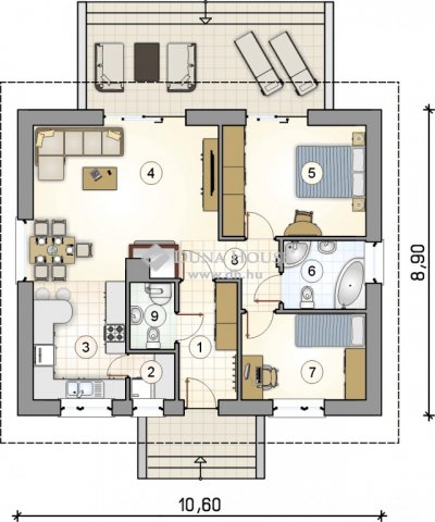 Eladó családi ház, Érden 78.5 M Ft, 3 szobás