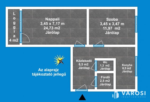 Eladó panellakás, Szegeden 46.9 M Ft, 2 szobás