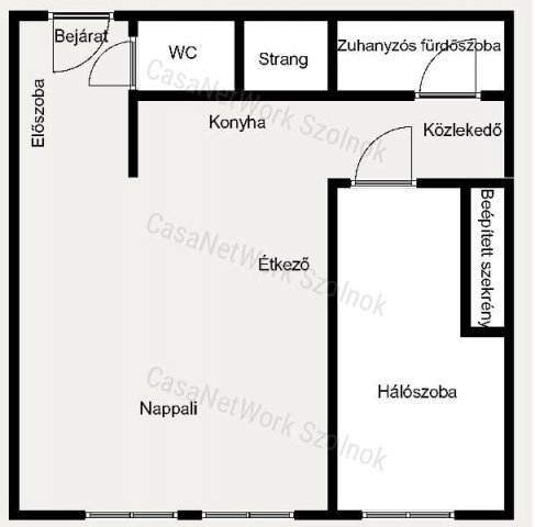 Kiadó panellakás, albérlet, Szolnokon 120 E Ft / hó, 1+1 szobás
