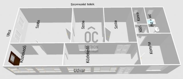 Eladó családi ház, Csanádpalotán 3.3 M Ft, 3 szobás