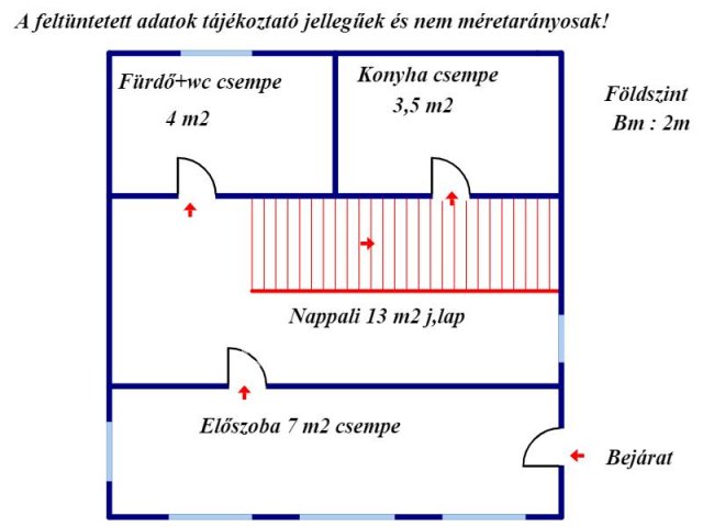 Eladó családi ház, Balassagyarmaton 27.5 M Ft, 2+1 szobás