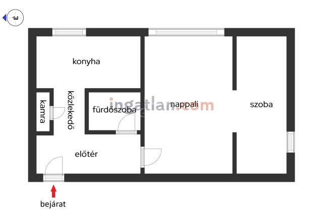 Eladó téglalakás, Szigetszentmiklóson 35 M Ft, 1+1 szobás