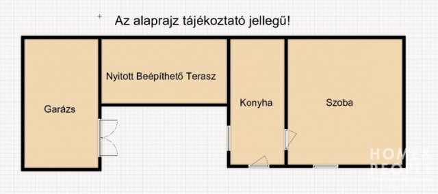 Eladó családi ház, Kisteleken 6.5 M Ft, 1 szobás