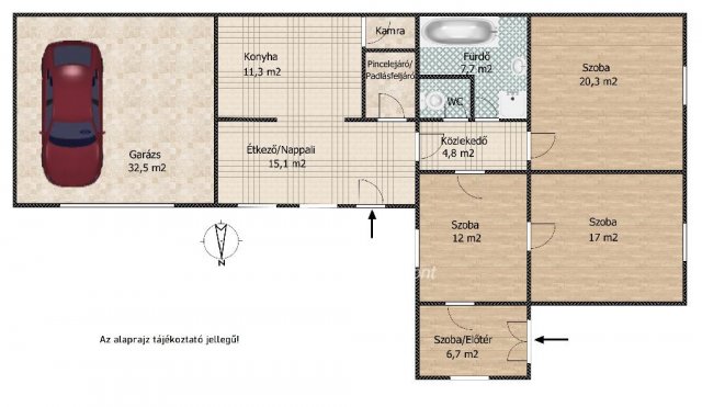 Eladó családi ház, Szigetcsépen 51.3 M Ft, 4 szobás
