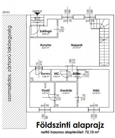 Eladó téglalakás, Székesfehérvárott, Pirosalma utcában