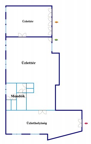 Eladó üzlethelyiség, Pécsett 299.99 M Ft / költözzbe.hu