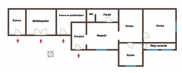 Eladó családi ház, Alapon 24.99 M Ft, 4 szobás