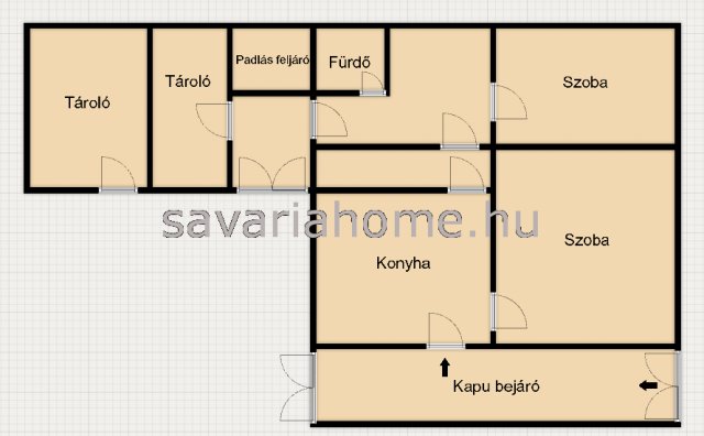 Eladó családi ház, Szombathelyen 31.99 M Ft, 2 szobás