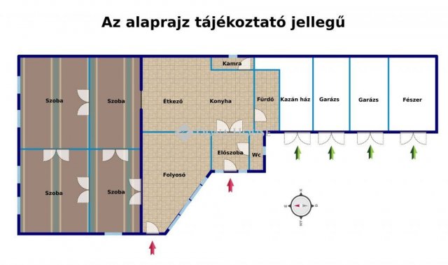 Eladó családi ház, Tamásiban 44.5 M Ft, 4 szobás
