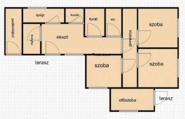 Eladó családi ház, Ruzsán 33 M Ft, 3 szobás