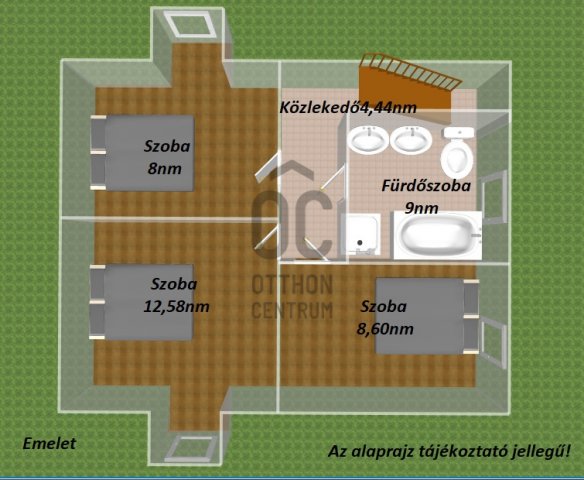 Eladó ikerház, Balatonfőkajáron 59.9 M Ft, 5 szobás