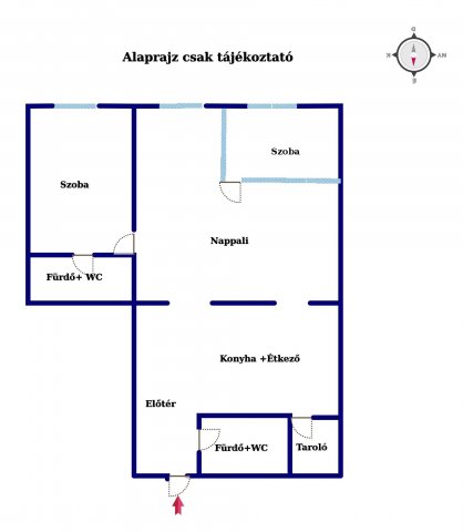 Eladó téglalakás, Budapesten, VI. kerületben 203.9 M Ft