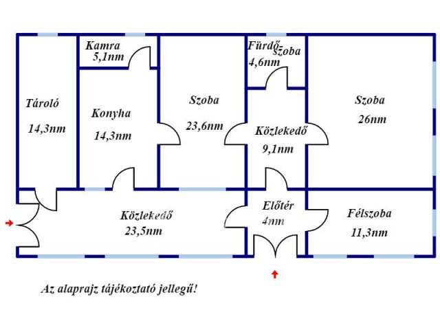 Eladó családi ház, Karcagon 16 M Ft, 2+1 szobás