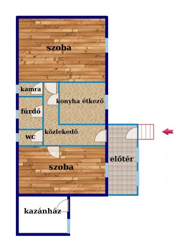 Eladó családi ház, Gödön 58 M Ft, 2 szobás