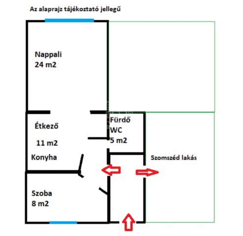 Eladó téglalakás, Budapesten, VI. kerületben 86 M Ft, 2 szobás