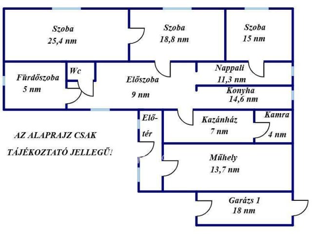 Eladó családi ház, Tiszaföldváron 36.9 M Ft, 4 szobás