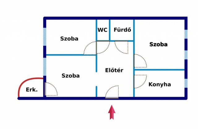 Eladó panellakás, Budapesten, IV. kerületben, Megyeri úton