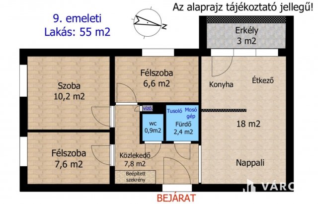 Eladó panellakás, Győrött 52.9 M Ft, 4 szobás