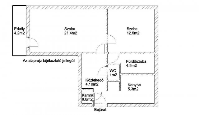 Eladó téglalakás, Budapesten, X. kerületben 42.5 M Ft, 2 szobás