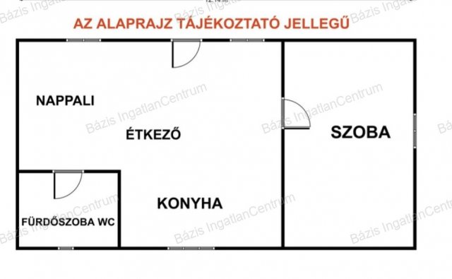 Eladó családi ház, Kiskunhalason 14.89 M Ft, 1 szobás