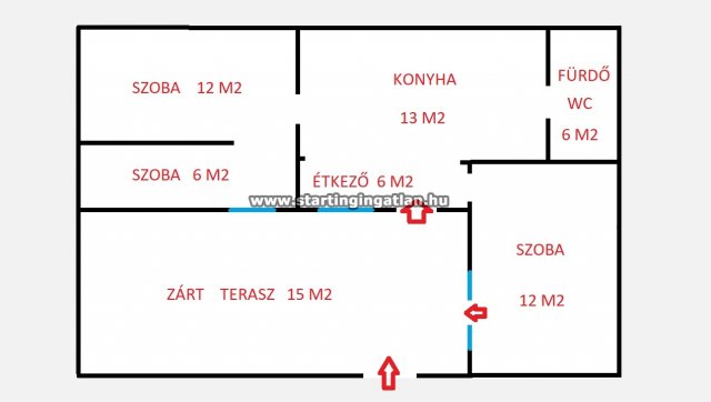 Eladó téglalakás, Budapesten, IV. kerületben 49.9 M Ft