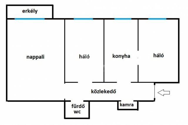 Kiadó téglalakás, albérlet, Budapesten, XIII. kerületben