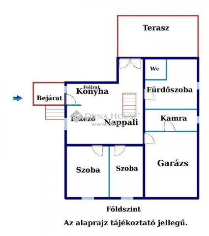 Eladó családi ház, Kiskunlacházán 74.9 M Ft, 5 szobás